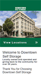 Mobile Screenshot of downtownselfstorage.com